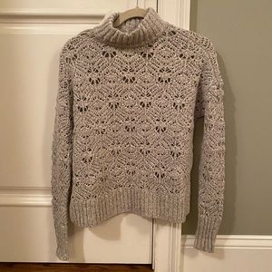 American Eagle gray knit turtleneck